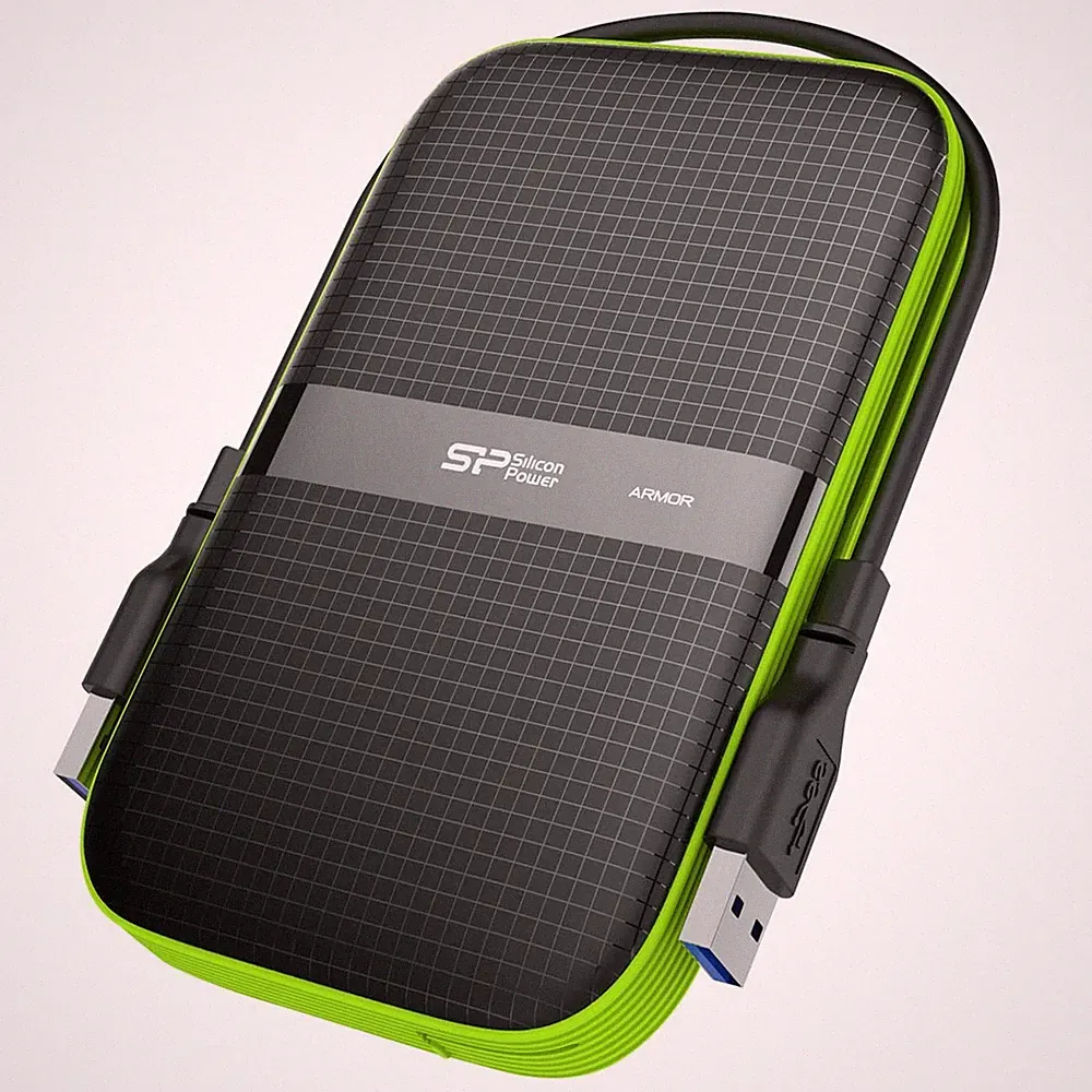 SP Silicon Power 2TB Rugged Portable External Hard Drive Armor A60 Shockproof...